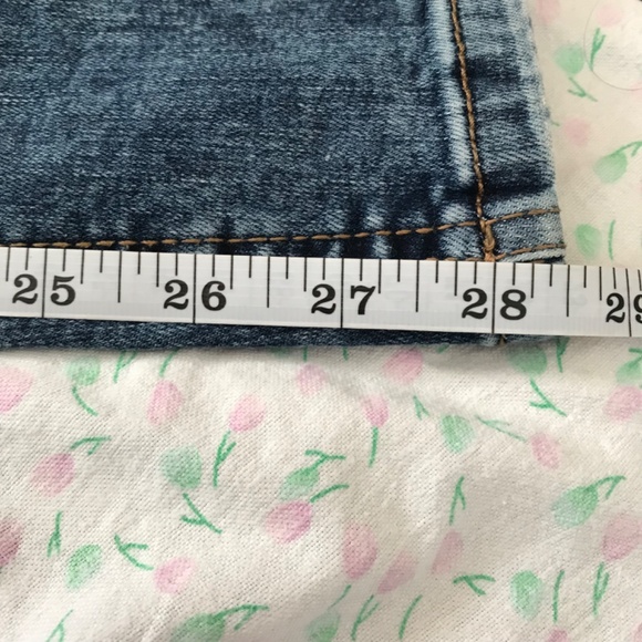 EightyTwo Denim Acid Wash Skinny Ankle Jeans Size 5 Pockets Dark Blue Distressed - Picture 12 of 16